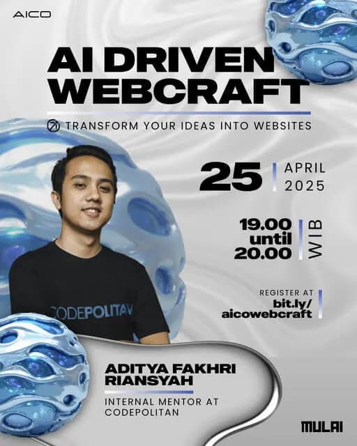 AI Driven Webcraft: Mengubah Ide Menjadi Website