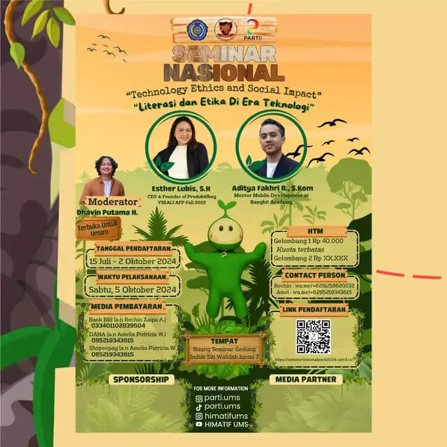 Seminar Nasional: Etika Teknologi dan Dampak Sosial